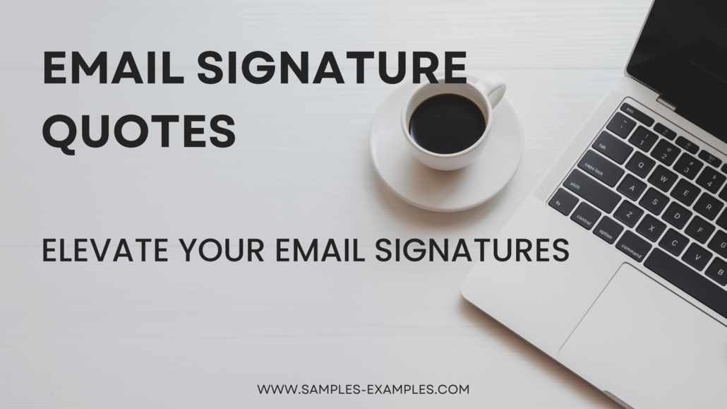 Email Signature Quotes